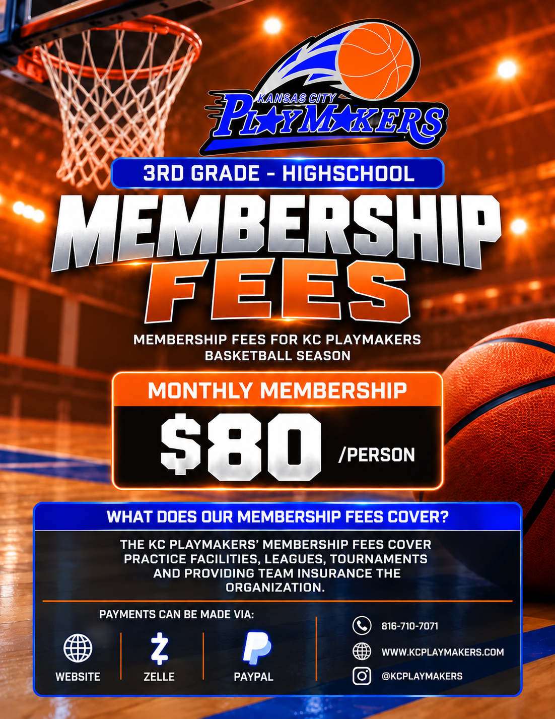 MONTHLY MEMBERSHIP FEE